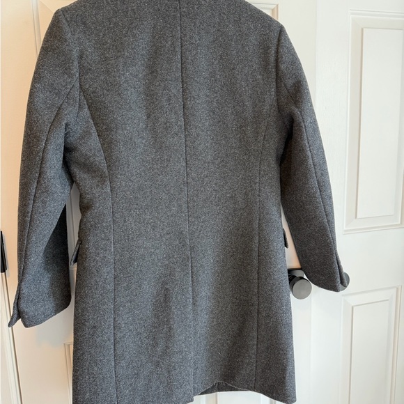 J. Crew Charcoal Trench Coat - Picture 8 of 9